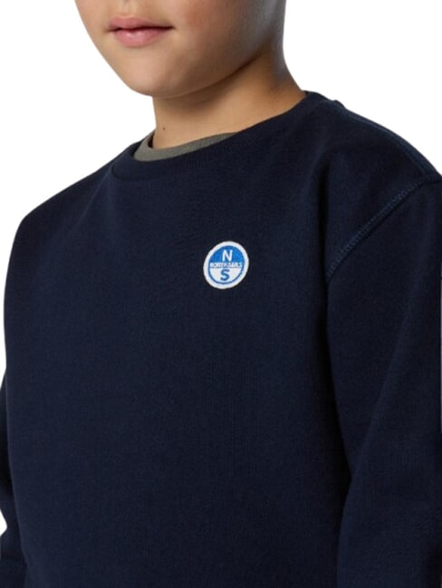 CORE Sweat-shirt unisexe en coton biologique bleu marine - B&eacute;b&eacute; Sweat