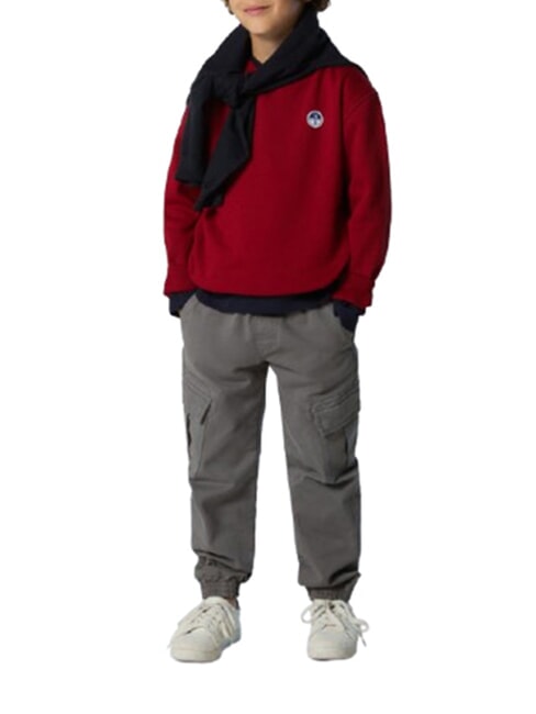 CORE Sweat-shirt unisexe en coton biologique dahlia rouge - B&eacute;b&eacute; Sweat