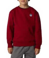 NORTH SAILS CORE Sweat-shirt unisexe en coton biologique dahlia rouge - B&eacute;b&eacute; Sweat - 2
