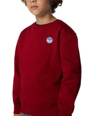 NORTH SAILS CORE Sweat-shirt unisexe en coton biologique dahlia rouge - B&eacute;b&eacute; Sweat - 6
