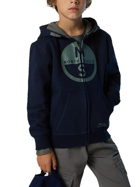 CORE Sweat &agrave; capuche unisexe bleu marine - B&eacute;b&eacute; Sweat