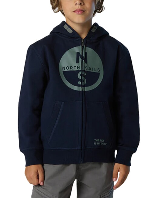 CORE Sweat &agrave; capuche unisexe bleu marine - B&eacute;b&eacute; Sweat