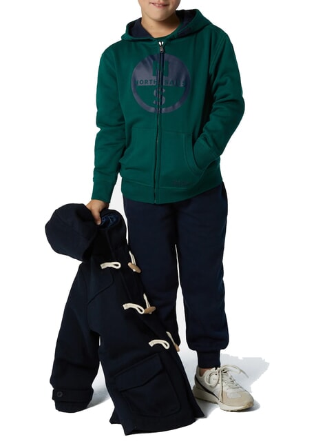 CORE Sweat &agrave; capuche unisexe biome forestier - B&eacute;b&eacute; Sweat