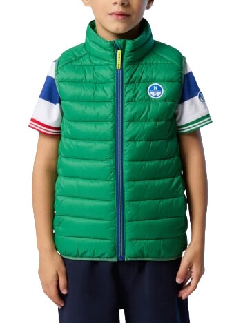 EXPLORER doudoune unisexe sans manches abeille verte - B&eacute;b&eacute; Vestes