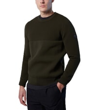 NORTH SAILS KNITTED Pull &agrave; col rond vert for&ecirc;t - Pulls pour hommes - 5