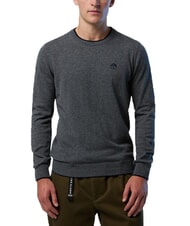 NORTH SAILS N|S Pull col rond m&eacute;lange gris moyen - Pulls pour hommes - 2