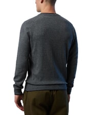 NORTH SAILS N|S Pull col rond m&eacute;lange gris moyen - Pulls pour hommes - 3