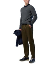 NORTH SAILS N|S Pull col rond m&eacute;lange gris moyen - Pulls pour hommes - 5