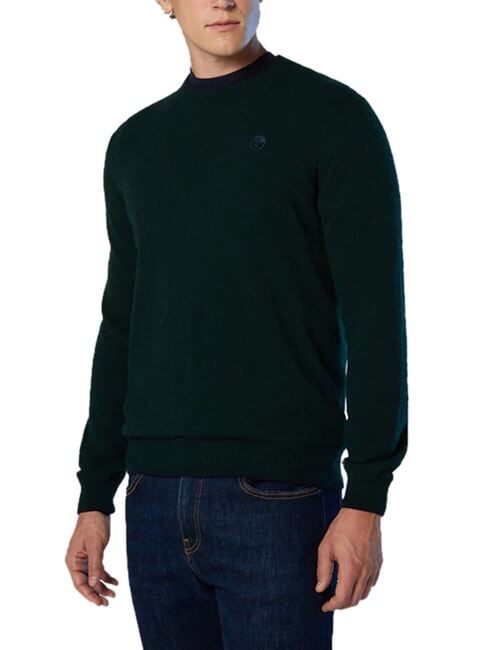 N|S Pull col rond pin&egrave;de - Pulls pour hommes