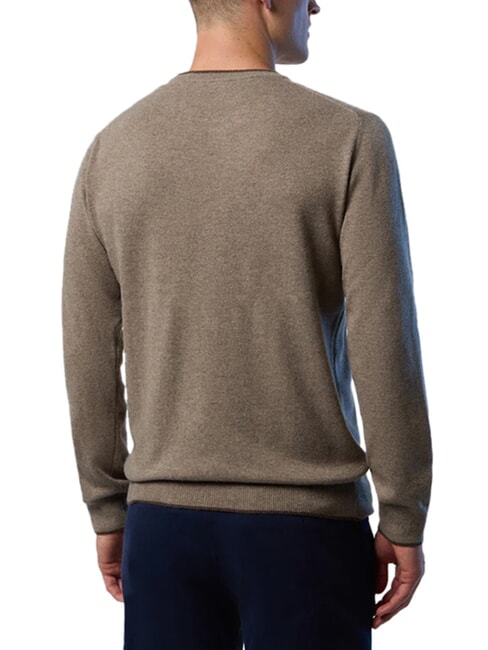 N|S Pull col rond m&eacute;lange de noix - Pulls pour hommes