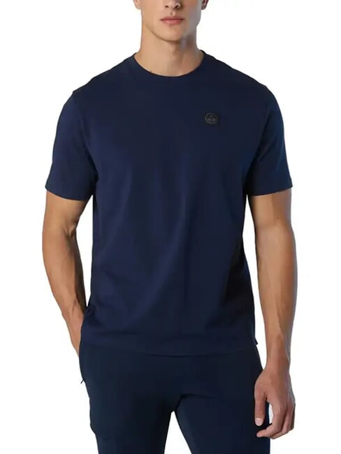 NORTH TECH T-shirt 100% coton bleu marine - T-shirt