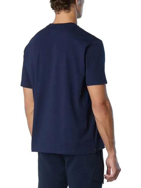 NORTH TECH T-shirt 100% coton bleu marine - T-shirt