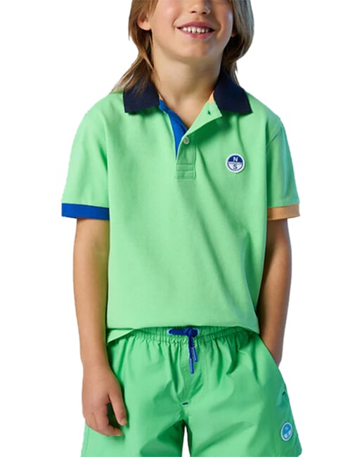 BASIC cale&ccedil;ons de plage style volley-ball vert d'&eacute;t&eacute; - Maillots de bain pour enfants