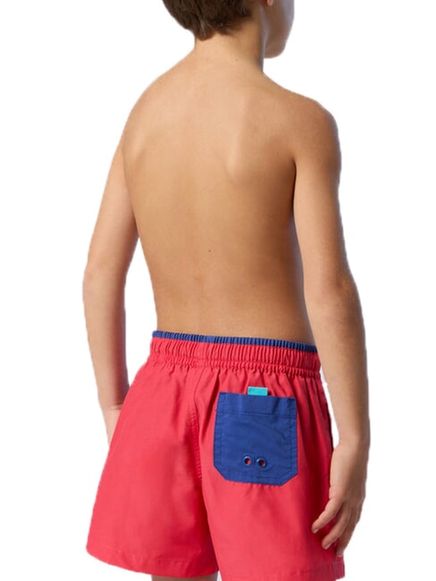 BASIC cale&ccedil;ons de plage style volley-ball rouge psycho - Maillots de bain pour enfants