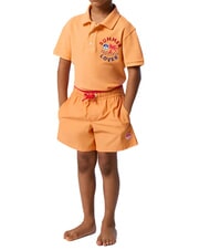 NORTH SAILS BASIC cale&ccedil;ons de plage style volley-ball orange clair - Maillots de bain pour enfants - 5