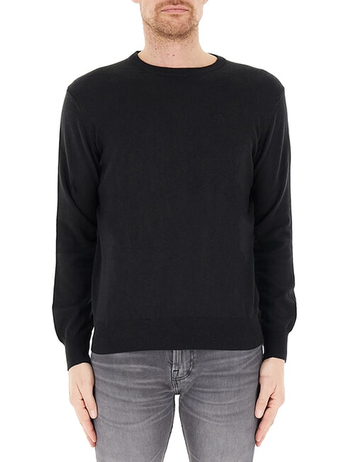 CORE pull &agrave; col rond noir - Pulls pour hommes