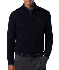 NORTH SAILS CORE Pull &agrave; demi-zip bleu marine - Pulls pour hommes - 2