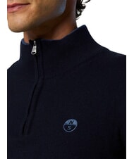 NORTH SAILS CORE Pull &agrave; demi-zip bleu marine - Pulls pour hommes - 5