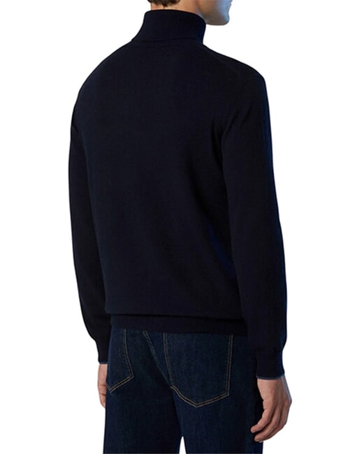 CORE pull &agrave; col roul&eacute; bleu marine - Pulls pour hommes