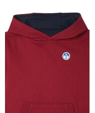 NORTH SAILS CORE  Sweatshirt &agrave; capuche dahlia rouge - B&eacute;b&eacute; Sweat - 3