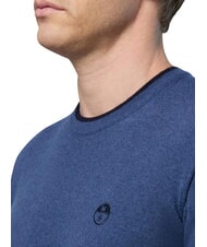NORTH SAILS N|S Pull col rond M&eacute;lange de bleu de Chine - Pulls pour hommes - 4