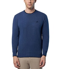 NORTH SAILS N|S Pull col rond M&eacute;lange de bleu de Chine - Pulls pour hommes - 2