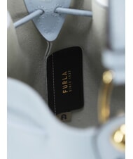 FURLA CAMPIONARIO - SFERA  Mini sac seau en cuir nuage - Sacs pour Femme - 5
