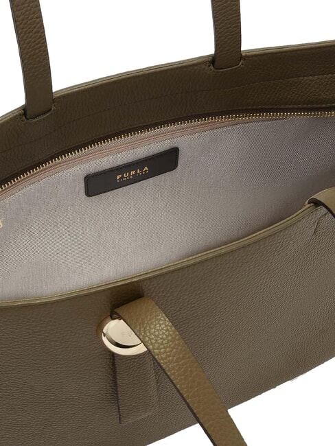 CAMPIONARIO - SFERA Sac de courses en cuir sage - Sacs pour Femme