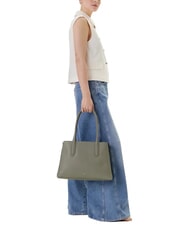 FURLA MERIDIANA Sac bandouli&egrave;re en cuir agave b+gris int&eacute;rieur. - Sacs pour Femme - 5