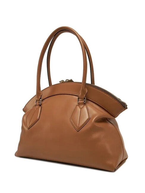 CAMPIONARIO - ERICA Sac bandouli&egrave;re en cuir Brandy - Sacs pour Femme
