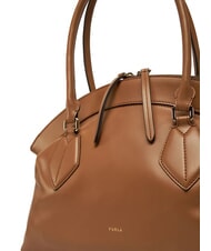 FURLA CAMPIONARIO - ERICA Sac bandouli&egrave;re en cuir Brandy - Sacs pour Femme - 4