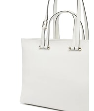 FURLA DUETTO Sac &agrave; main / sac bandouli&egrave;re guimauve + int&eacute;rieur gris. - Sacs pour Femme - 4