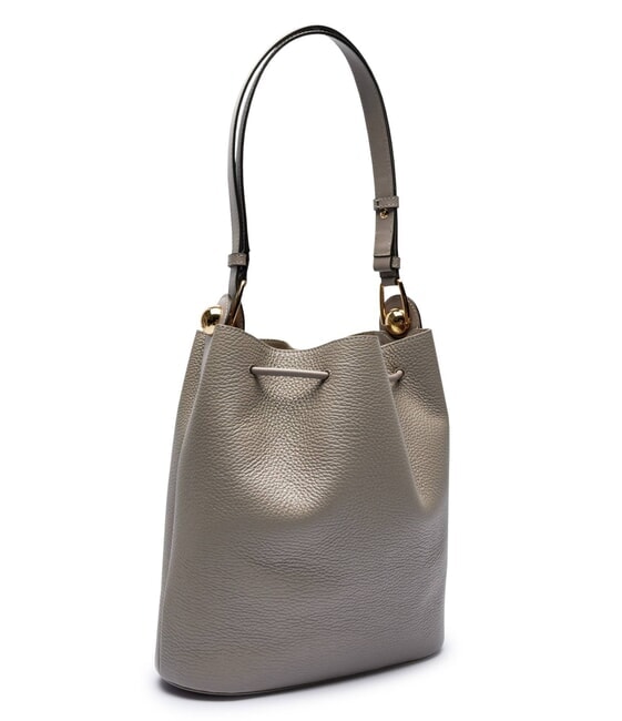 CAMPIONARIO - SFERA sac seau en cuir stuc gris - Sacs pour Femme