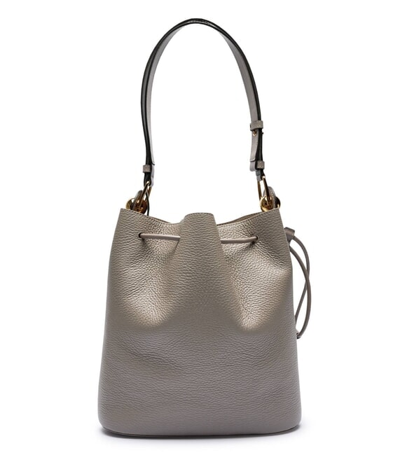 CAMPIONARIO - SFERA sac seau en cuir stuc gris - Sacs pour Femme
