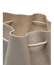 FURLA CAMPIONARIO - SFERA sac seau en cuir stuc gris - Sacs pour Femme - 4