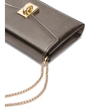 FURLA CAMPIONARIO - MERIDIANA  sac bandouli&egrave;re gris fonc&eacute; - Sacs pour Femme - 3