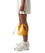FURLA CAMPIONARIO - SFERA  Mini sac seau en cuir cr&egrave;me - Sacs pour Femme - 2