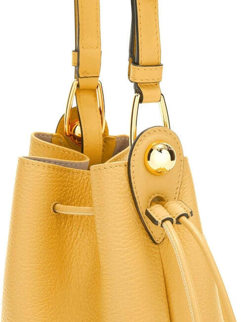 CAMPIONARIO - SFERA  Mini sac seau en cuir cr&egrave;me - Sacs pour Femme