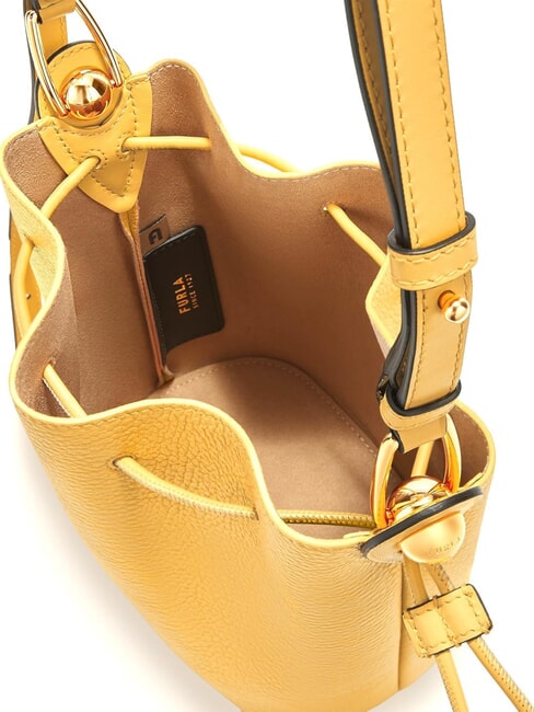 CAMPIONARIO - SFERA  Mini sac seau en cuir cr&egrave;me - Sacs pour Femme