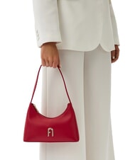 FURLA DIAMANTE  Sac bandouli&egrave;re en cuir Rouge v&eacute;nitien - Sacs pour Femme - 5