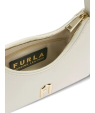 FURLA DIAMANTE  Sac bandouli&egrave;re en cuir Guimauve - Sacs pour Femme - 5