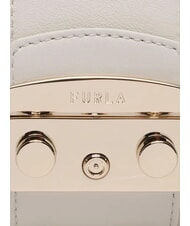 FURLA METROPOLIS  Sac bandouli&egrave;re en cuir Guimauve - Sacs pour Femme - 4