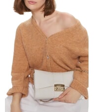 FURLA METROPOLIS  Sac bandouli&egrave;re en cuir Guimauve - Sacs pour Femme - 5