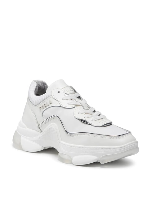 WONDERLACE UP Baskets pour femmes poudre de talc couleur argent - Chaussures Femme