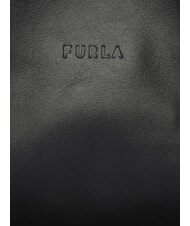 FURLA CAMPIONARIO - FLOW Sac bandouli&egrave;re en cuir Noir - Sacs pour Femme - 4