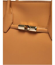 FURLA CAMPIONARIO - GOCCIA  Sac cabas en cuir Brandy - Sacs pour Femme - 3