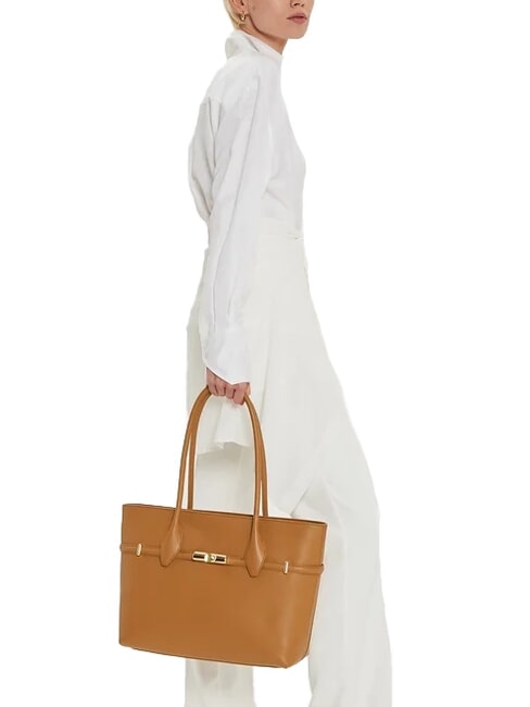 CAMPIONARIO - GOCCIA  Sac cabas en cuir Brandy - Sacs pour Femme