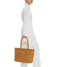 FURLA CAMPIONARIO - GOCCIA  Sac cabas en cuir Brandy - Sacs pour Femme - 5