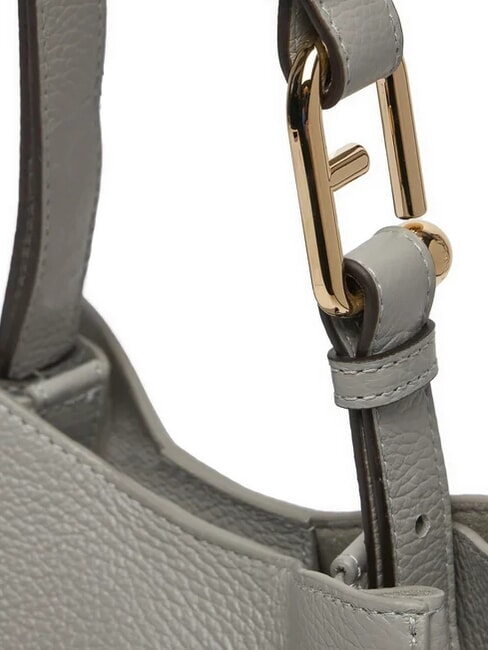 CAMPIONARIO - NUVOLA  Mini sac en cuir cendre - Sacs pour Femme