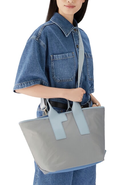 CAMPIONARIO - PIUMA  Sac &agrave; main avec bandouli&egrave;re cendre+c&eacute;leste+armoise - Sacs pour Femme